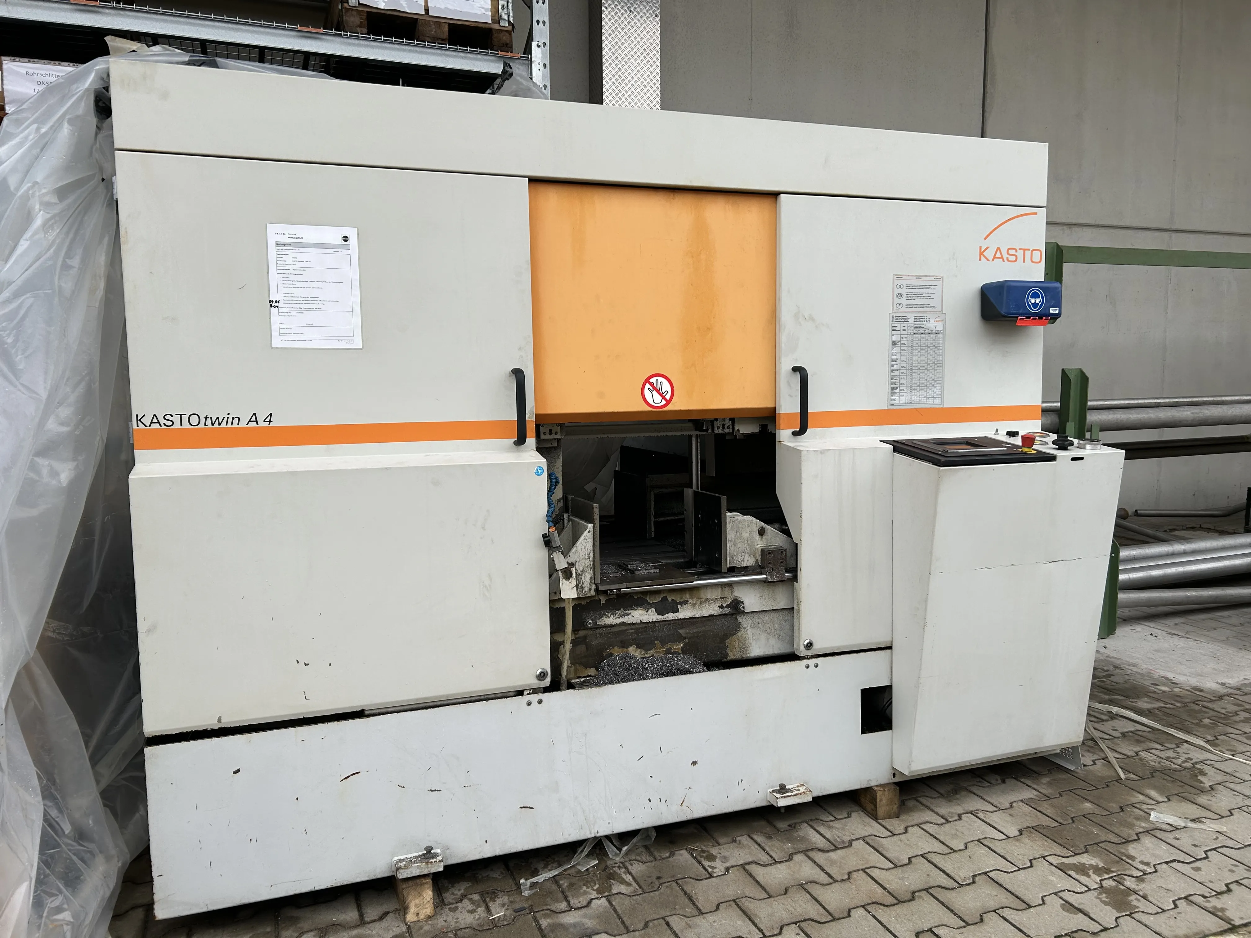 Bandsägevollautomat KASTO Twin A4 978 Aufrufe
