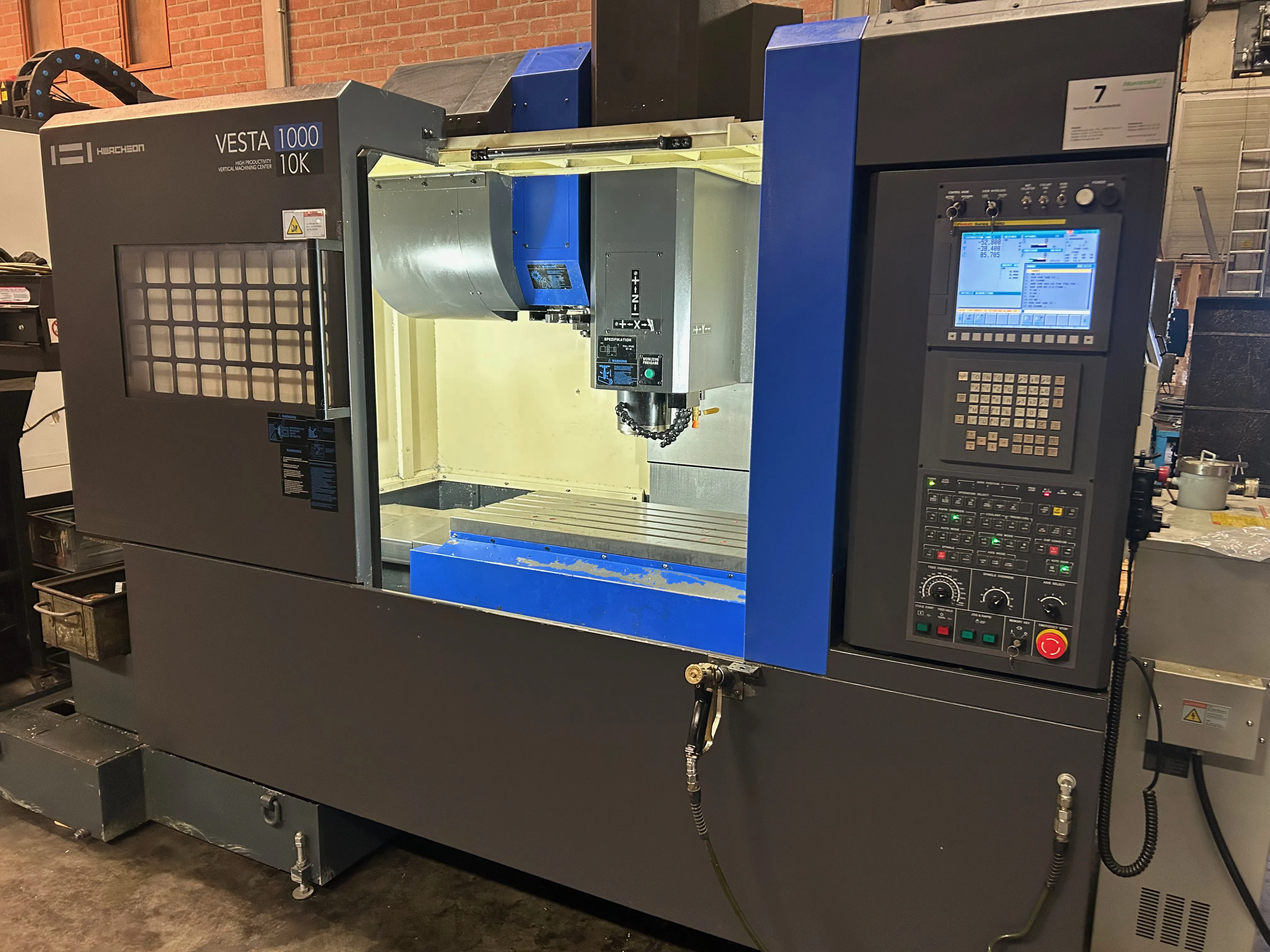 2013 Hwacheon Vesta-1000 HWACHEON 2013 1085 Aufrufe
